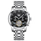 Automatic Waterproof Men's Mechanical Watch Steel Skeleton Classic Fashion Trend Watch