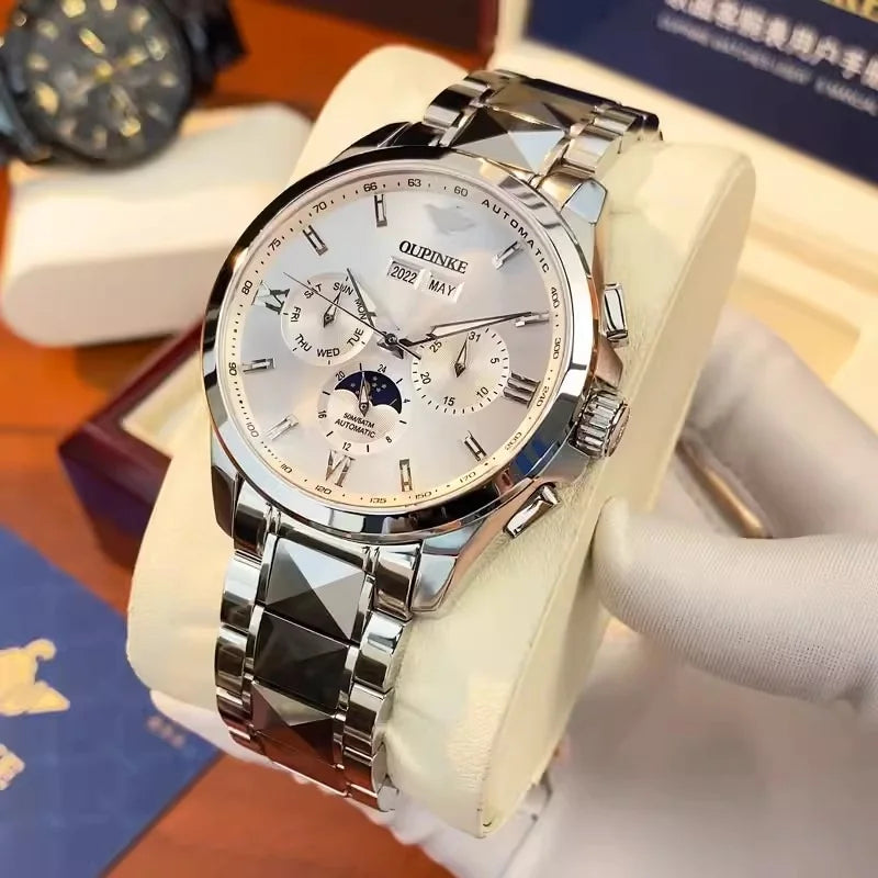 Swiss Genuine High-end Luxury Business Brand Men Automatic Mechanical Watch