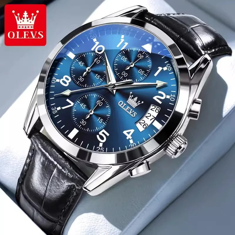 Classic Fashion Branded Men Student Luminous Waterproof Quartz Watch