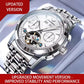 Swiss Luxury Mechanical Automatic Business Multifunction Tourbillon Men Watch