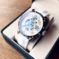 Clover Automatic Skeleton Classic Trend Automatic Mechanical Men Watch