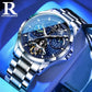 Classic Fashion Star Automatic Skeleton Temperament Brand Men Mechanical Watch