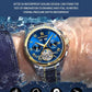 Classic Fashion Gold Mechanical Swiss Automatic Skeletone Brand Men Watches