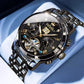 Classic Fashion Swiss Brand Automatic Mechanical Gold Men's Watch