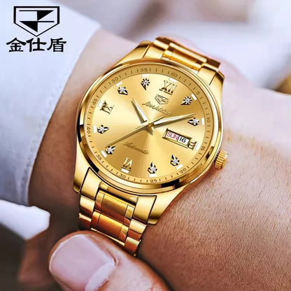 High-end Luxury 18k Gold Mechanical Watch Swiss Model Automatic Men Watch