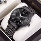 Classic Fashion Business Steel Strap Watch Swiss Silver Automatic Mechanical Men's Watch