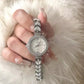 Mermaid Watch Girls Niche Light Luxury Silver Quartz Fashion Classic Watch