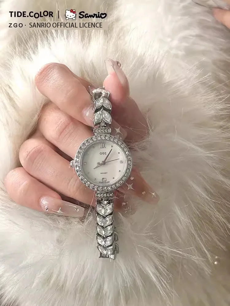 Mermaid Watch Girls Niche Light Luxury Silver Quartz Fashion Classic Watch