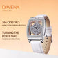 Light Luxury High-end Niche Skeleton Silver Women's Quartz Watch