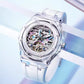 Classic Fashion Skeleton Automatic Waterproof Mechanical Women Watch