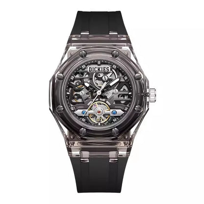 Classic Fashion Skeleton Automatic Waterproof Mechanical Women Watch